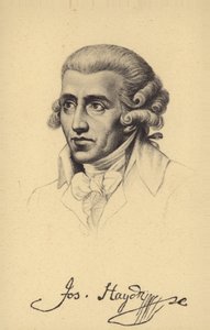 Retrato de Joseph Haydn de Austrian School