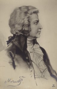 Retrato de Wolfgang Amadeus Mozart