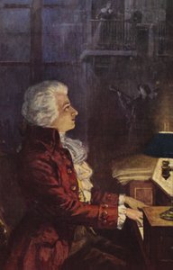 Retrato de Wolfgang Amadeus Mozart de Austrian School