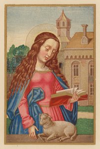 S Agnes (cromolito)