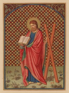 S Andreas, Apóstol (chromolitho)