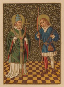 Fabián y Sebastián (chromolitho)