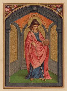 S Jacobus, el Apóstol (cromolito) de Austrian School