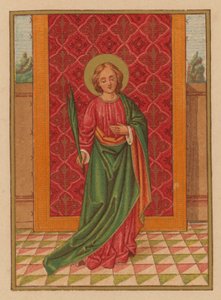 S Lucia (cromolito) de Austrian School