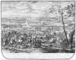 La batalla de Zenta, 1697 de Austrian School