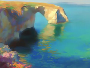 Arco marítimo de colores