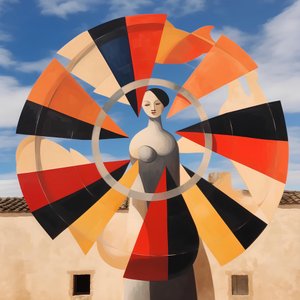 Mujer elegante: Cielo geométrico de Avanesova Elena