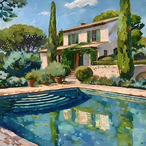 Villa soleada de estilo mediterráneo de Avanesova Elena