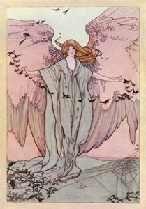 John Keats: Imitación de Spenser (litografía en color) de Averil Mary Burleigh