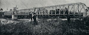 Puente de la E. F. Mogyana sobre el Río Pardo, 1895