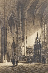 Catedral de Ulm, c.1902 de Axel Haig