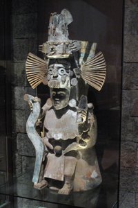 Incensario en forma del dios Tláloc, Tláhuac, período Posclásico Tardío, c.1500 de Aztec