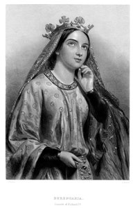Berenguela de Navarra c1164-1230, reina consorte del rey Ricardo I, siglo XIX