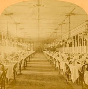 Comedor, Grand Union Hotel, Saratoga, El comedor más grande del mundo