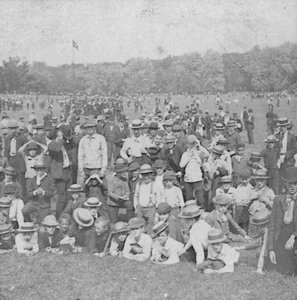 Los rudos y listos de Nueva York, EE.UU., 1888 de B. W. Kilburn