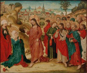 Despedida de Cristo de su madre de Badener Nelkenmeister