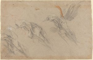 Estudios de Drapería [recto] de Baldassare Franceschini