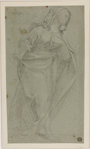 Figura femenina drapeada de pie de Baldassare Franceschini