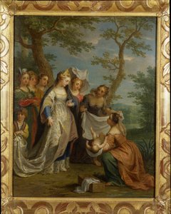 El Hallazgo de Moisés de Balthasar Beschey