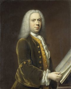 Retrato de hombre, probablemente Cornelis Troost (1696-1750) de Balthasar Denner