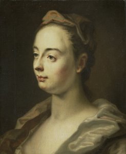 Retrato de mujer de Balthasar Denner