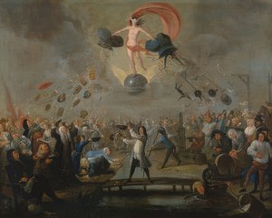Alegoría del destino. Alrededor de 1730