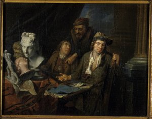 Estudio del artista de Balthasar van den Bossche