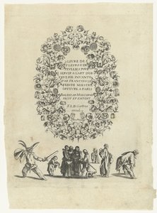 Titelblad: Libro de flores y locuras al servicio del arte de la orfebrería (...) Libro de flores y locuras al servicio del arte del orfebre (...) (título de la serie sobre el objeto) Libro de flores y locuras al servicio del arte del orfebre (...) (título 
