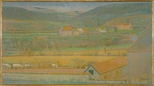 El valle del Yonne de Balthus Klossowski de Rola