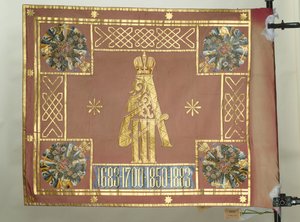 Estandarte del Regimiento Leib-Guard Preobrazhensky, 1883 de Banners and Standards Flags