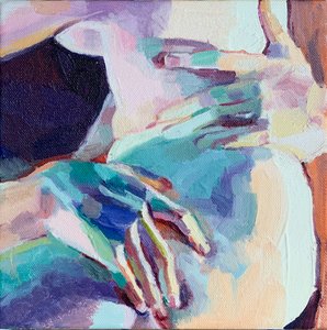 Mano 5, 2022 (óleo sobre lienzo)