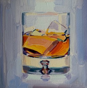 Le gusta una bebida de whisky, 2019 de Barbara Hoogeweegen