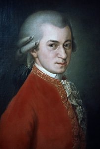 Wolfgang Amadeus Mozart, retrato póstumo por Barbara Krafft de Barbara Krafft