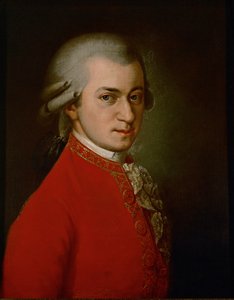 Wolfgang Amadeus Mozart ... (óleo sobre lienzo)