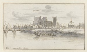 Vista de la tumba, Brabante Septentrional de Barend Klotz (attributed to)