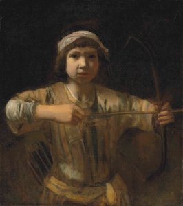 Ismael con un arco y una flecha