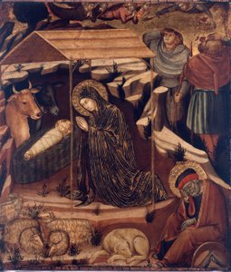 Adoración de los pastores, c.1375-79 de Barnaba da Modena