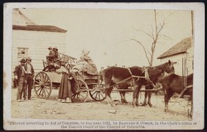 Salida de la antigua granja, Centreville, Virginia, 1862, del Álbum Galería de Brady, No. 306