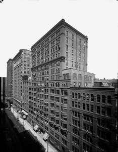 Dearborn Street al norte desde Congress, Chicago, Illinois, EE.UU., c.1905 de Barnes and Crosby