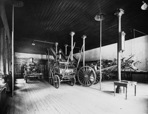 Estación de Bomberos No. 40, Chicago, Illinois, EE.UU., c.1905 de Barnes and Crosby