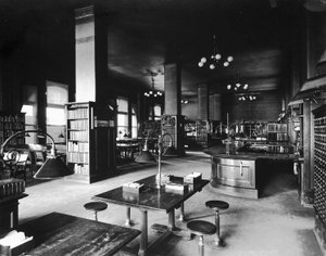 Biblioteca John Crerar, Chicago, Illinois, EE.UU., c.1900