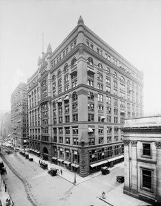 Rookery Building, Chicago, Illinois, EE.UU., c.1905 (foto en b/n) de Barnes and Crosby