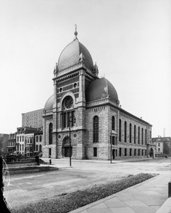 Congregación del Sinaí, Chicago, Illinois, EE.UU., c.1900 de Barnes and Crosby