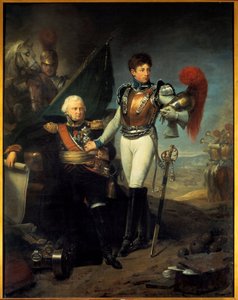 Retrato de Jean Lariboisière (1759-1812) y su hijo Honoré en la Batalla de la Moskova