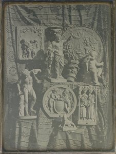 Bodegón con moldes de yeso de Baron Armand Pierre Séguier