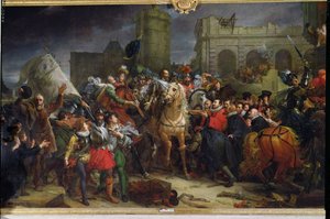 La entrada de Enrique IV en París, 22 de marzo de 1594 de Baron François Pascal Simon Gérard