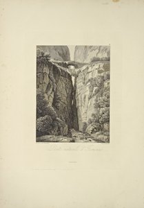 Puentes naturales de Icononzo, ilustración de "Vues des Cordillères et Monumens des Peuples Indigènes de l