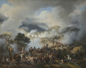 Francés: Bataille du col de Somo Sierra en Castille, le 30 novembre 1808 Batalla de Somo Sierra, 30 de noviembre de 1808 de Baron Lejeune Louis François