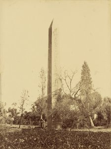 Obelisco de Heliópolis, El Cairo.