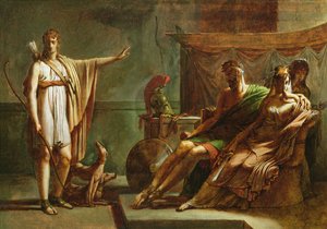 Fedra e Hipólito, 1802 de Baron Pierre Narcisse Guerin
